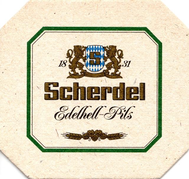 hof ho-by scherdel 8eck 1a (185-edelhell pils-grüngoldrahmen)